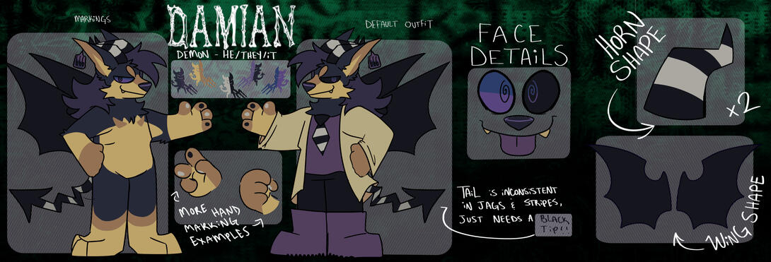 Reference Sheet of a pre-existing design